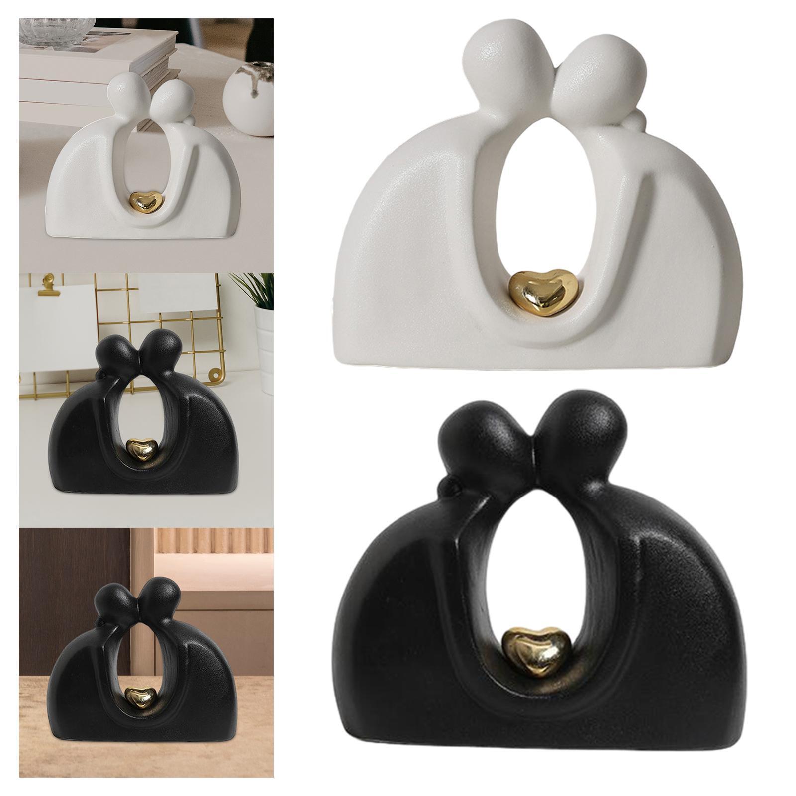 Kissing Couple Figurine Lover Sculpture for Office eBay