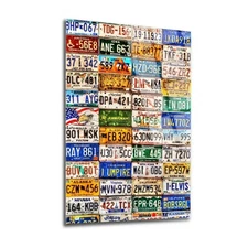 Plates Glass Wall Art, Easy Installation, Fade Proof Home Decor Wall Art