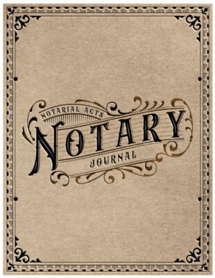 Notary Journal Log Book for Signing Agents Record 200 Official 