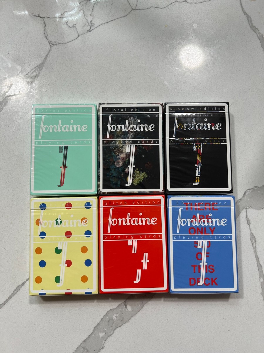 Fontaine Futures Cards FULL SET (500, Polka, Window, Floral 