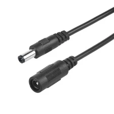 3ft 5.5 x 2.5mm DC Power Jack Male to Female Extension Cable Cord Lead Plug D2W8