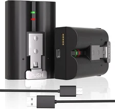 2-Pack V4 Replacement Battery for Ring-Doorbell Camera 2/3/4/3plus Spotlight Cam