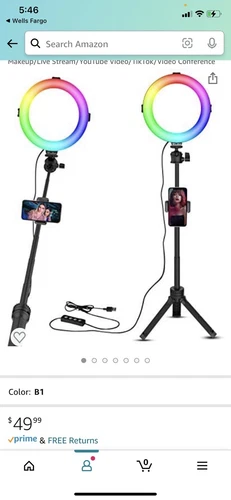 rgb ring light