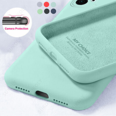 Fo Xiaomi Redmi Note 13 12 11 Pro Mi 13T Pro 11T Soft Liquid Silicone Case Cover