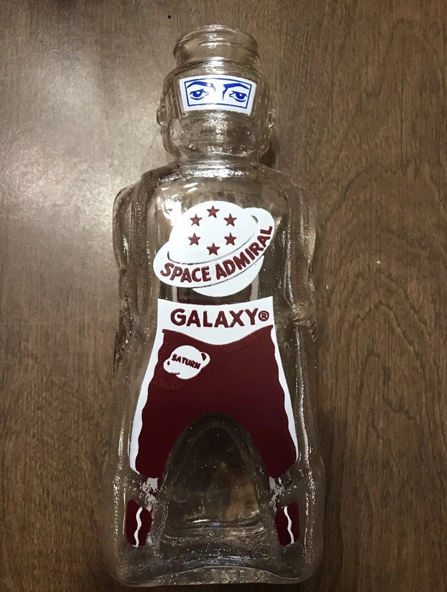 12 GALAXY SPACE FOODS SPACEMAN ASTRONAUT SODA SYRUP BOTTLE COIN