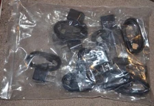 Micro USB cable and USB wall charger lot of 10 new US seller black 1 Amp 3 ft