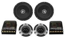 Pair Rockville X8C Competition 8" Component Speakers/Titanium Tweeters Pro Audio