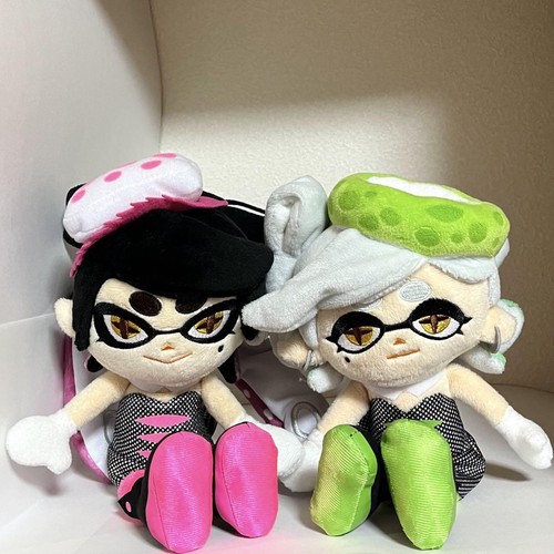 SPLATOON Squid Sisters Callie & Marie Plush Doll Set Sanei All Star Collection