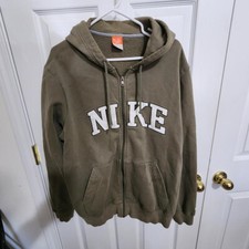 NIKE THE ATHLETIC DEPT FULL ZIPPER LONG SLEEVE HOODED JACKET XL