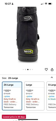 NEOS over shoe Boots - Black - Size Medium - cleats NEOS over shoe Boots - Black - Size Medium - cleats | eBay main image 3