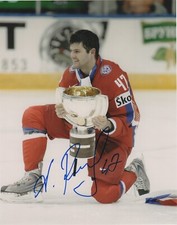 Team Russia Alexander Radulov Signed Autographed 8x10 NHL Photo COA 