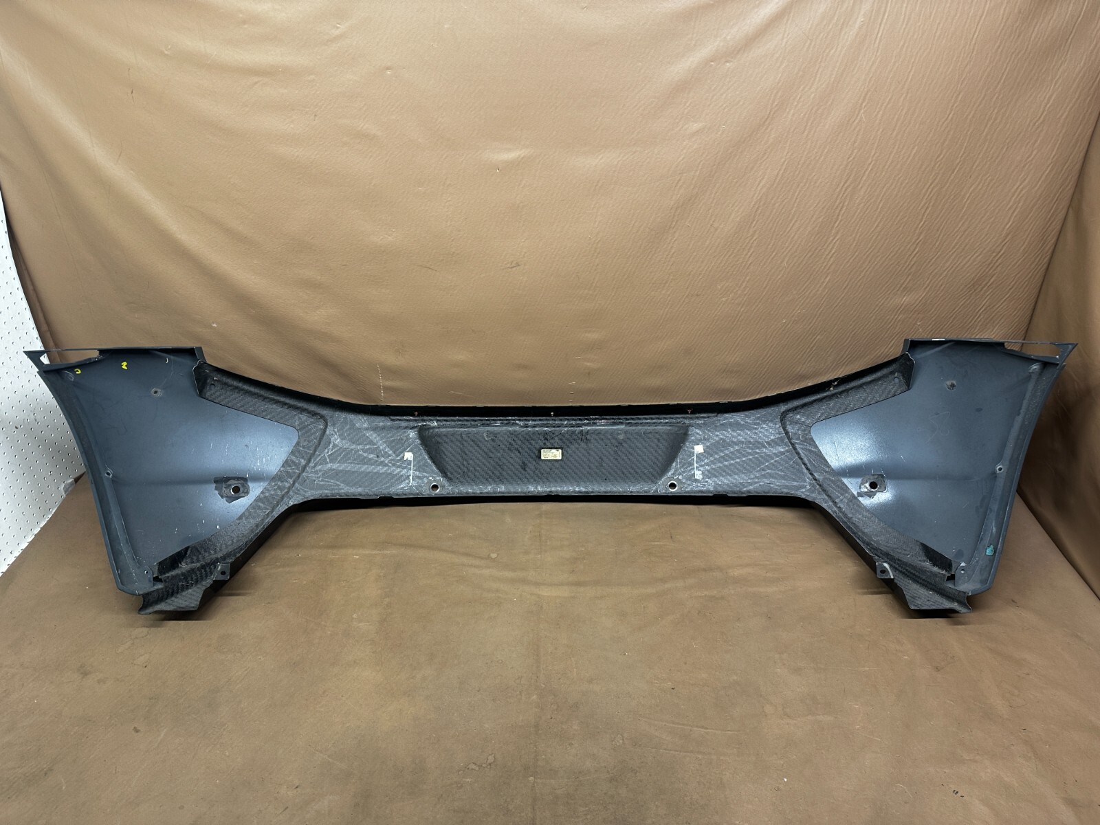 2015-2017 McLaren 650S Spider Carbon Fiber Rear Bumper Cover Sensor Holes OEM