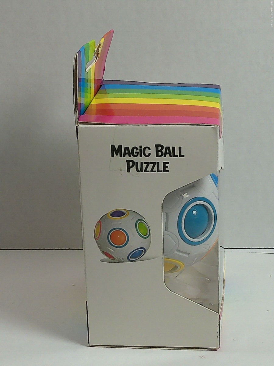 Magic Ball Align Multi Colors to Solve Puzzle White Blue Orange