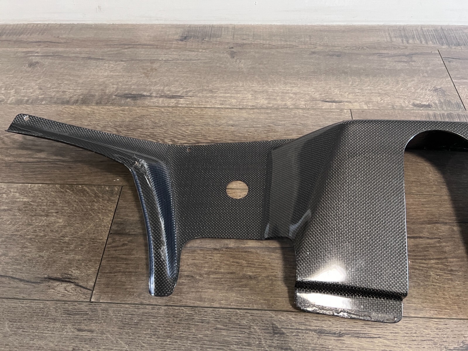 LAMBORGHINI MURCIELAGO LP640 RIGHT CARBON FIBER ENGINE BAY PANEL OEM 418103754B