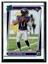 2021 Panini Optic #221 Kellen Mond Silver Holo Prizm RC Minnesota Vikings