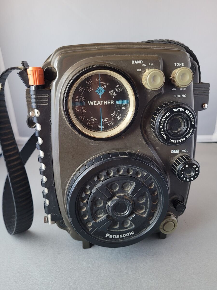 Military Rugged Green Case Panasonic RF-822 Weather AM FM Military Rugged Green Case Panasonic RF-822 Weather AM FM