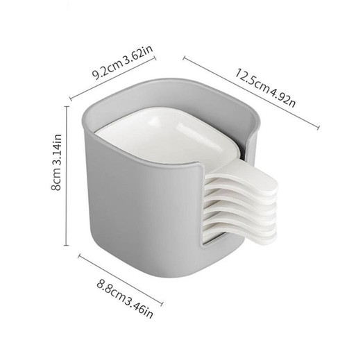 7Pcs/Set Reusable Dipping Dish with Handle BBQ Vinegar Dish Household - Picture 2 of 12