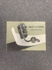 Bolex C8 Instruction Manual, English. Printed In Switzerland