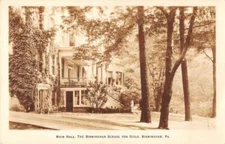 Birmingham Pennsylvania School for Girls Main Hall Real Photo Postcard AA44361