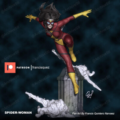 Spider-Woman resin Sculpture Bust Model Kit  Unpainted/Unassembled