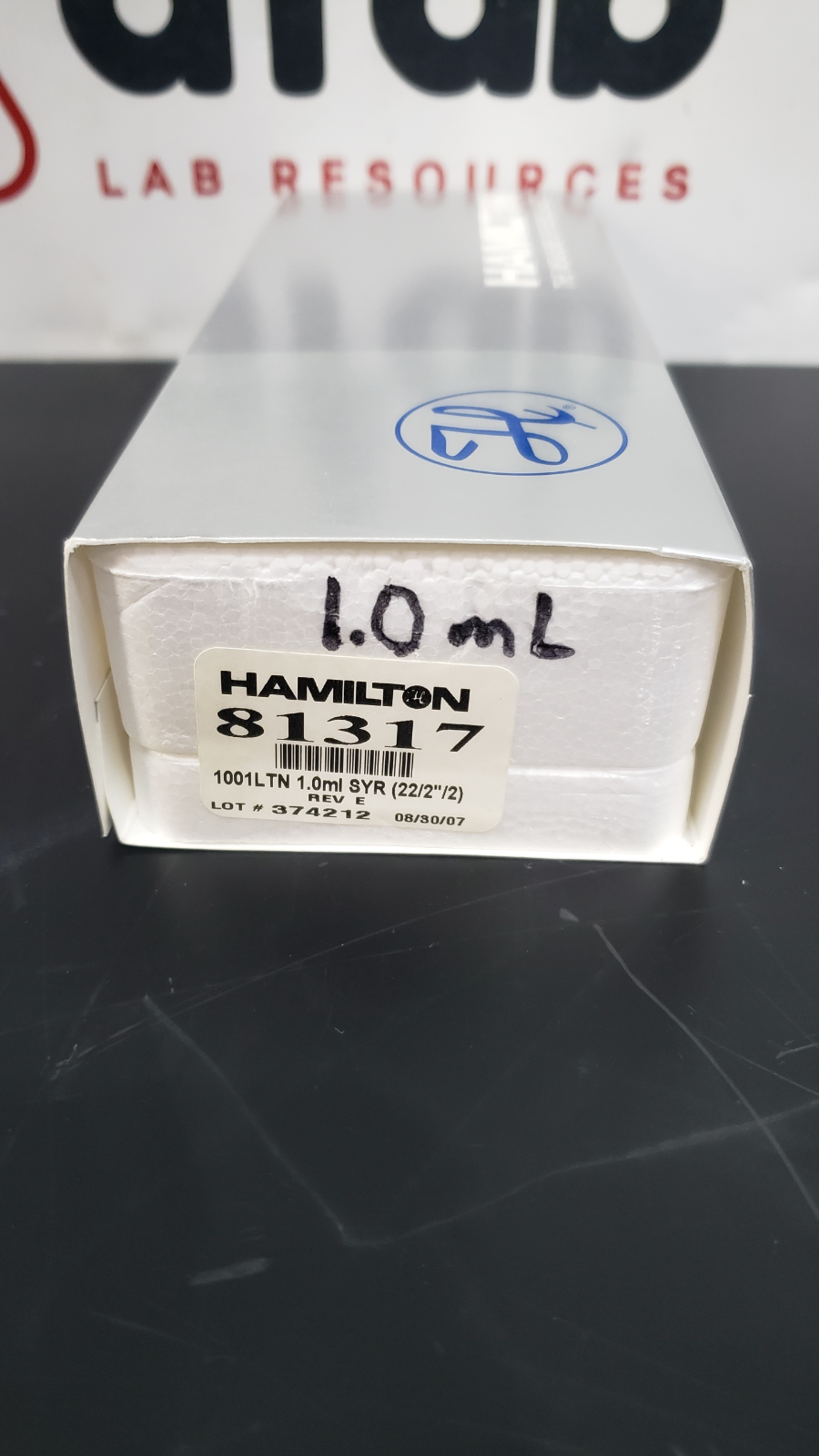 Hamilton 1 mL Gastight Syringe 1001LTN eBay