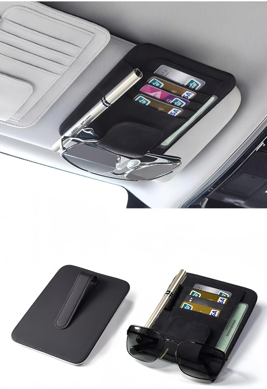 CarSun Visor Organizer Multifunctional Interior Storag Pocket Pouch Card License