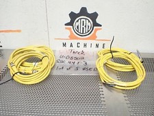 Turck U-05502 RSC 4.4T-3 Euro Fast Cordsets 3M Long Used W/ Warranty (Lot of 5)