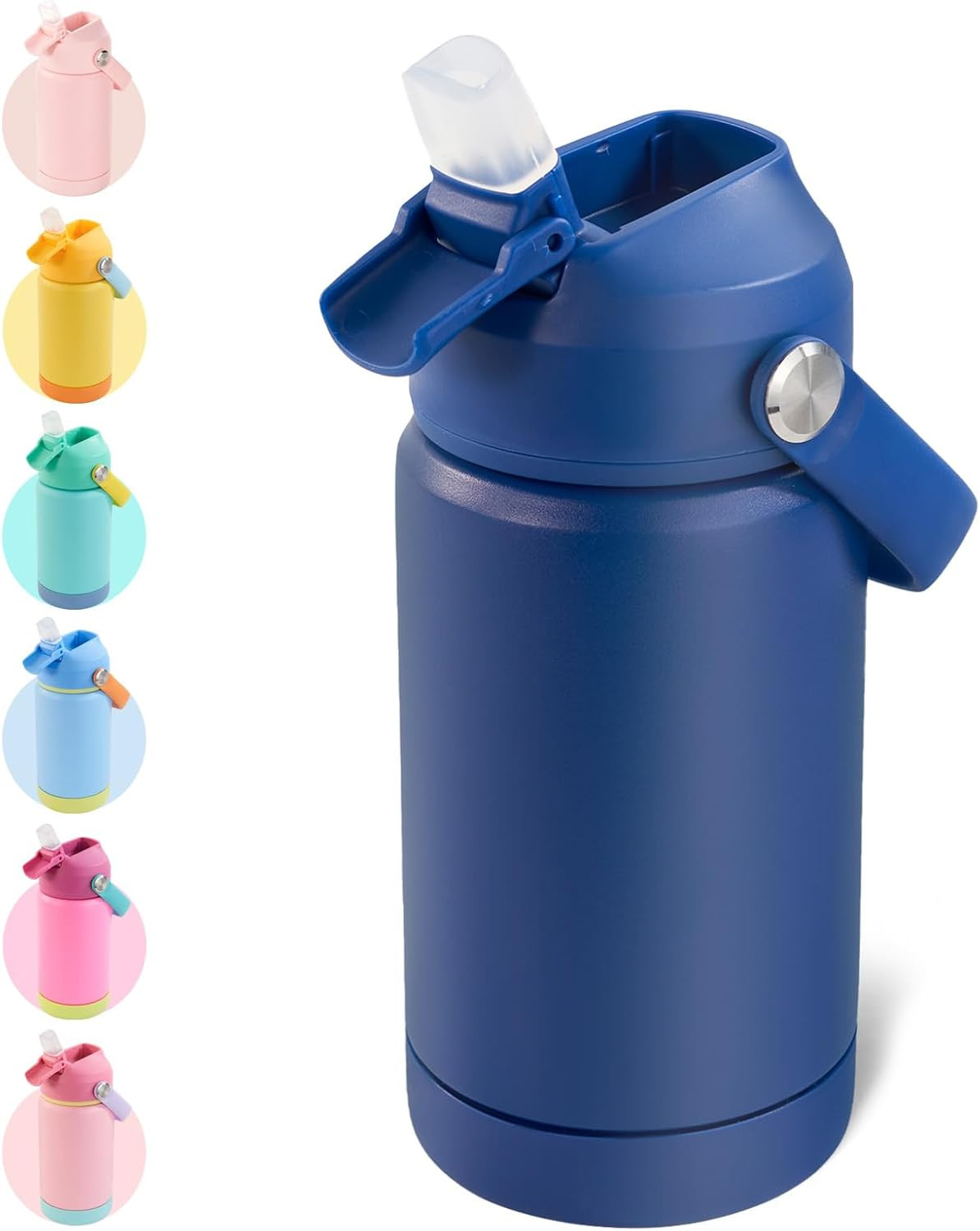 12Oz Kids Water Bottle, Stainless Steel Insulated Water Bott