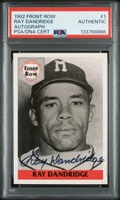 1992 Front Row Dandridge Ray Dandridge #1 Autograph PSA A Auto A