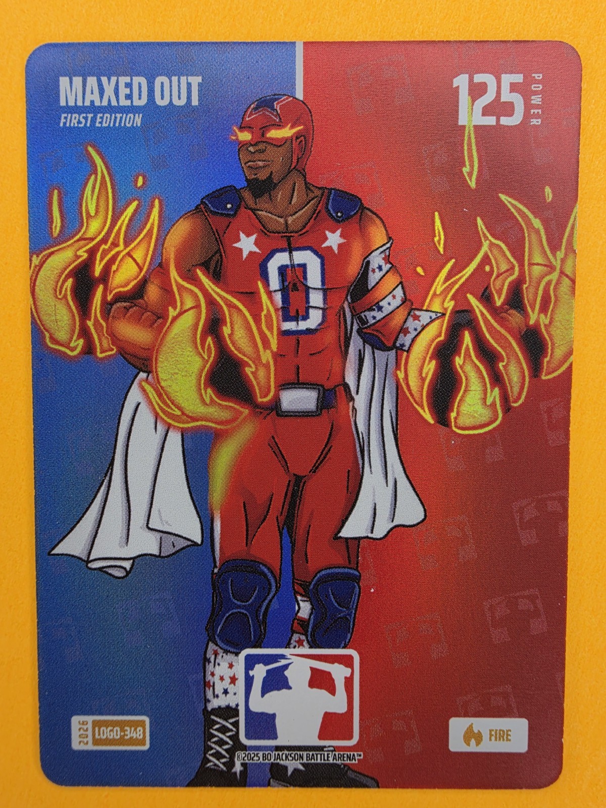 2026 Bo Jackson Battle Arena Logo Maxed Out LOGO-348 Fire Tyrese Maxey