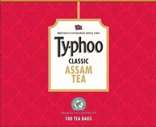Typhoo Classic Assam Tea, 100 Tea Bags Free Shipping World Wide