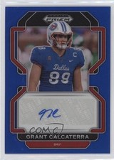 2023 Panini Prizm Draft Picks 2022 Update Blue 34/149 Grant Calcaterra Auto 0eo6