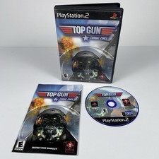 Top Gun Combat Zones PS2 PlayStation 2 Complete CIB Tested Authentic W/ Manual