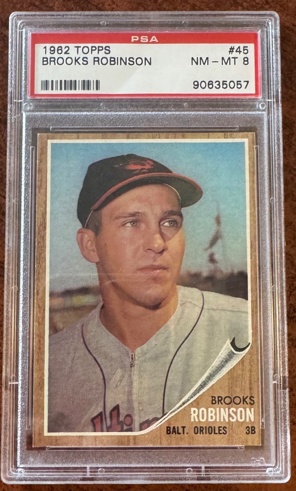Brooks Robinson 1962 Topps #45 PSA 8 NM-MT