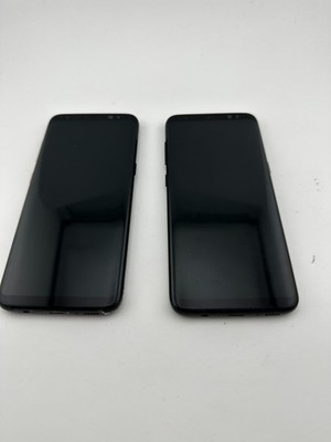Samsung Galaxy S8 SM-G950U Black - 64GB  (Unlocked) Lot of 2