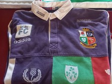 British And Irish Lions Training Shirt Worn And Signed By Fran Cotton