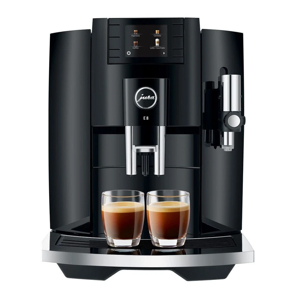 Jura E8 NAA 4th Gen Automatic Espresso Coffee Machine (Black)