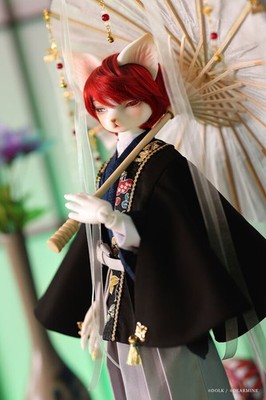 DEARMINE LUNE COOL Bungo Limited Ver 1/4 BJD Cat Doll Fullset with COA RARE