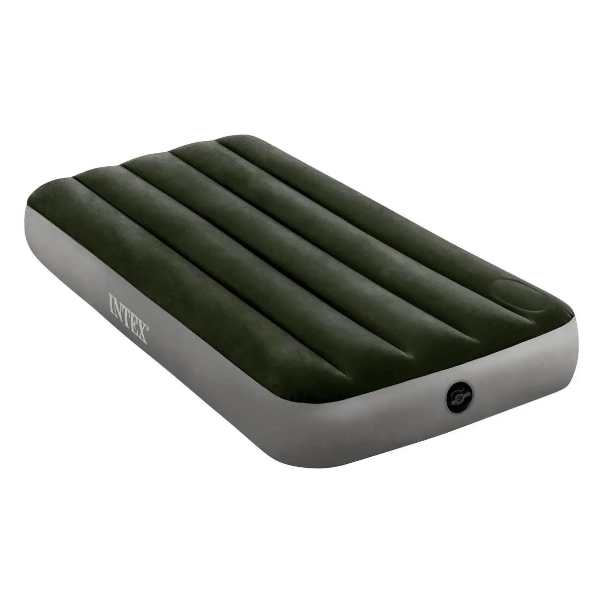 Matelas gonflable lit d'appoint Airbed 1 personne 191cm vert résistant