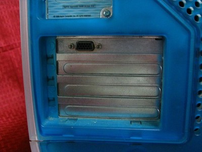 Vintage Blue Apple Power Macintosh G3 M5183 350MHz NO RAM NO HDD