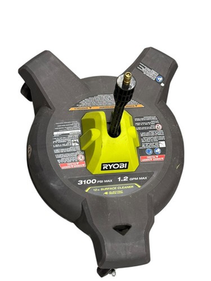 #ad RYOBI 12 in. 3100 PSI Electric Pressure Washer Surface Cleaner w Caster Wheels $27.96