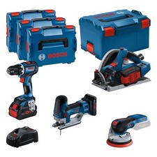 Combo Kit Set mit 4x 18V-Werkzeugen: GSR, GKT...