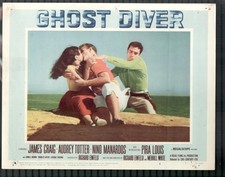 Ghost Diver 11x14 Lobby Card #6 Nico Minardos Pira Louis Crime