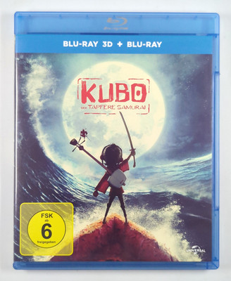 Kubo: Der tapfere Samurai (3D Blu-ray + Blu-ray) Gebr. - LAIKA, Travis Knight