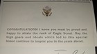 Jimmy Carter White House Eagle Scout Card & Envelope  — photo 2