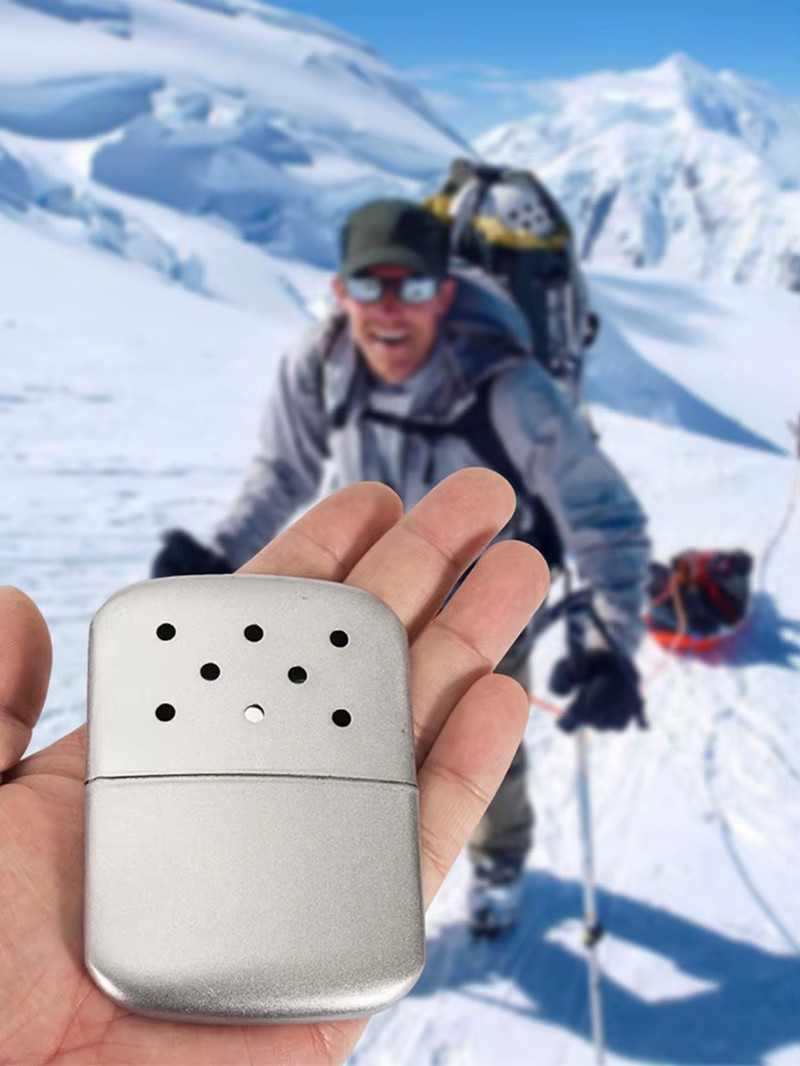 Zinc Alloy Pocket Warmer Reusable Fuel Hand Warmers Heater S