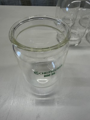 Chemglass 600 mL Vertis-Style Freeze Dryer Lypholization Flask - Flask-Only