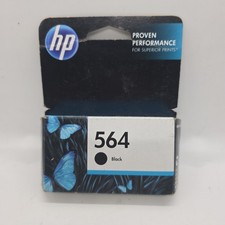 HP 564 Black Ink Cartridge Genuine OEM NEW SEALED EXPIRED 2015