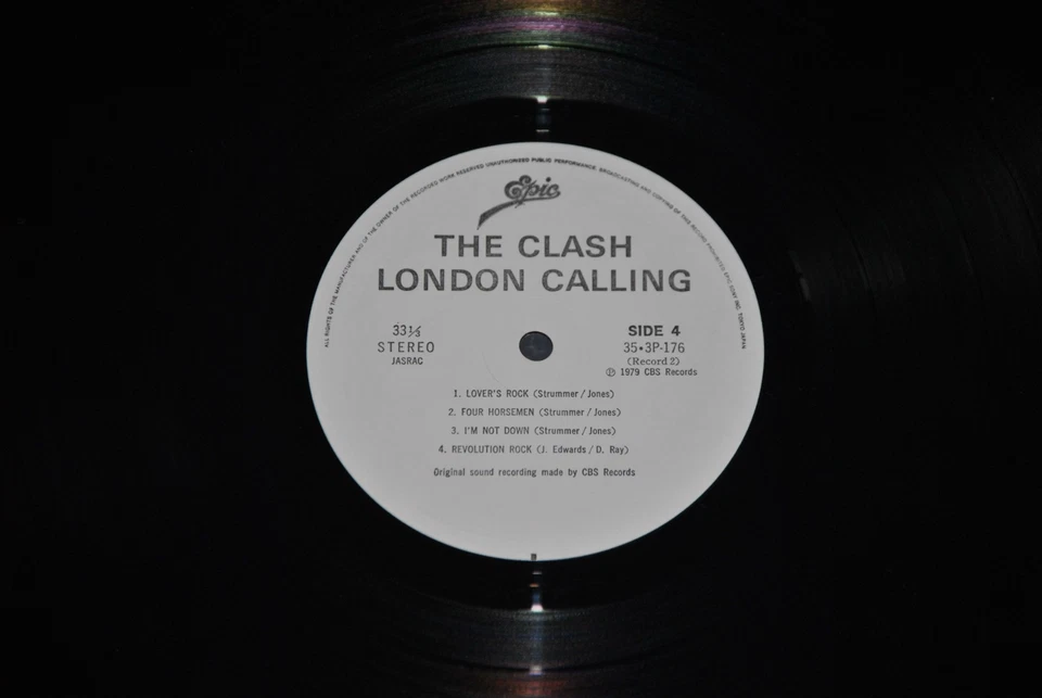 THE CLASH LONDON CALLING EPIC 35 3P-175~6 1979 LP 1A EDIZIONE OBI JAPAN NM 1A ED - Image 3 of 3