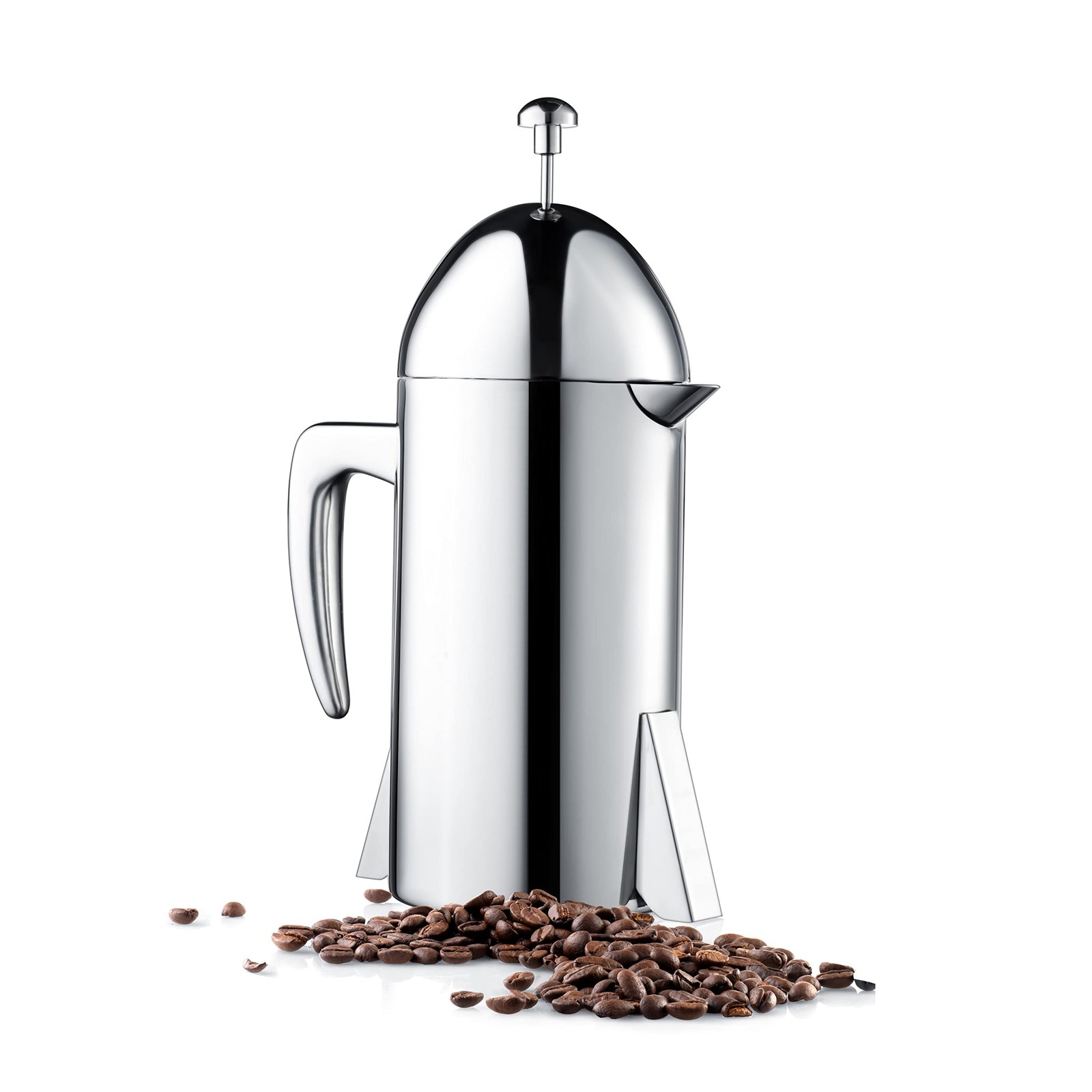 Custom-Style Double Wall French Coffee Press, 34-Ounce, Stai